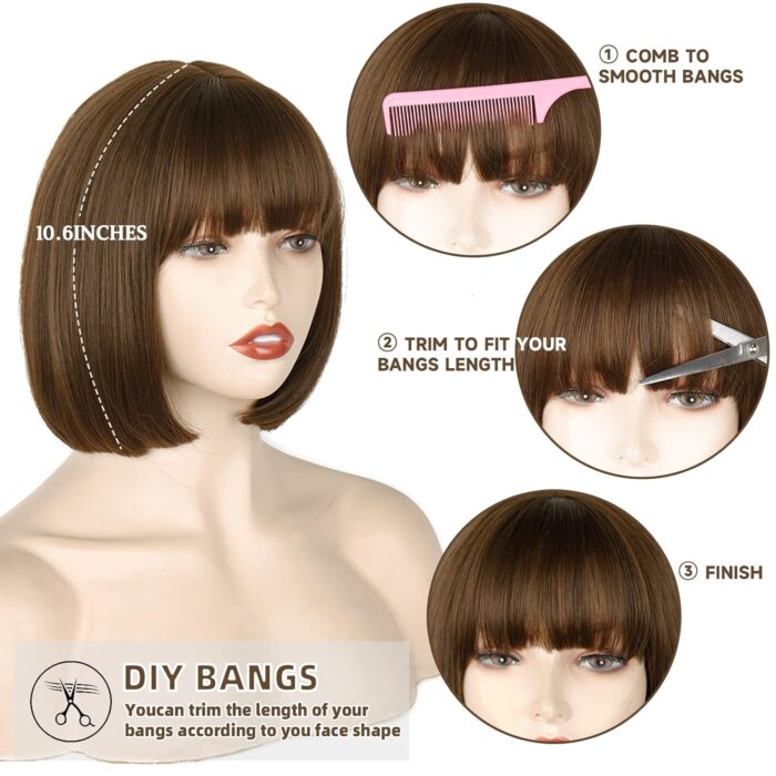 Short straight Bob DailyWigs